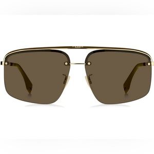 FENDI 62mm Brow Bar Sunglasses